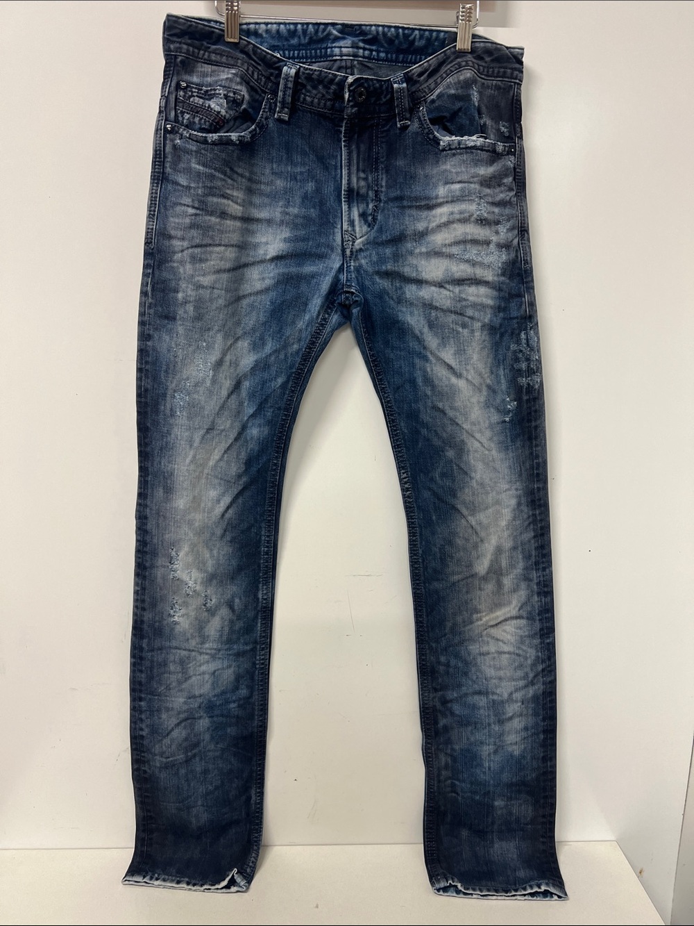 Diesel, Thavar Slim Skinny Distressed Jeans, 31 x 34